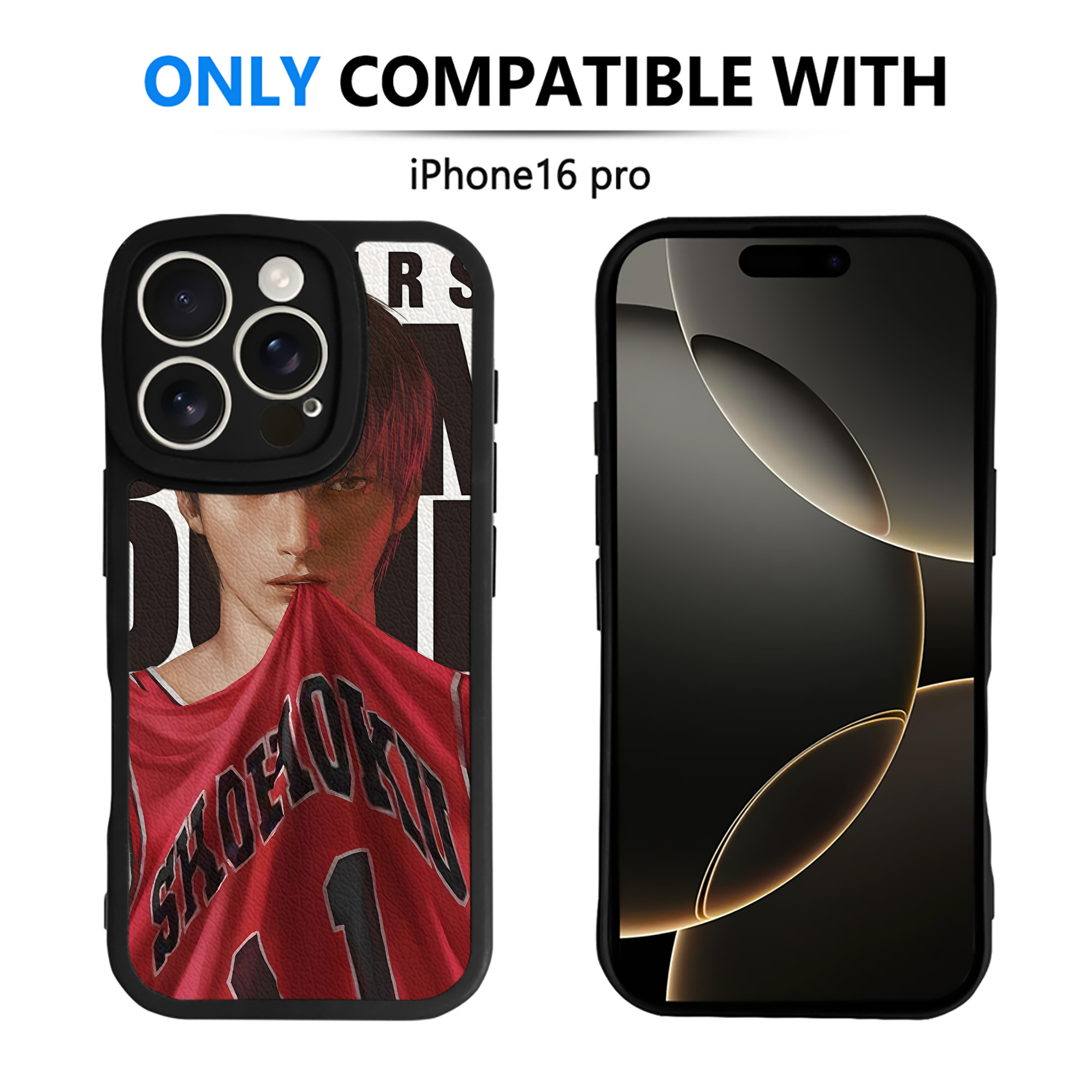 （画像用） SLAM DUNK／スラムダンク 【iPhone 16シリーズ対応】シリコンスマホケース（レザー調） 材質：シリコン